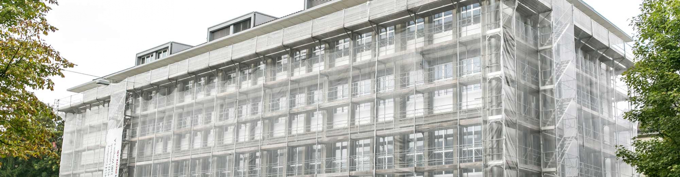 Fassengerüst Solothurn an einem Gebäude von Menz Gerüstbau